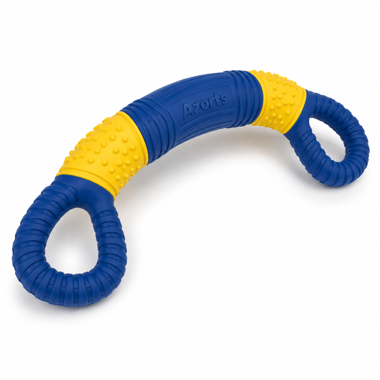 Azorts Interactive Tug Ring Dog Toy – Durable Rubber Pull & Chew Toy for Aggressive Chewers and Active Dogs