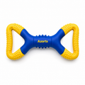 Azorts Interactive Dual-Grip Tug Dog Toy – Durable Rubber Pull & Chew Toy for Medium and Large Dogs