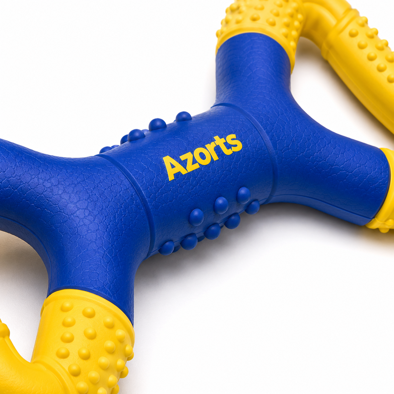 Azorts Interactive Dual-Grip Tug Dog Toy – Durable Rubber Pull & Chew Toy for Medium and Large Dogs
