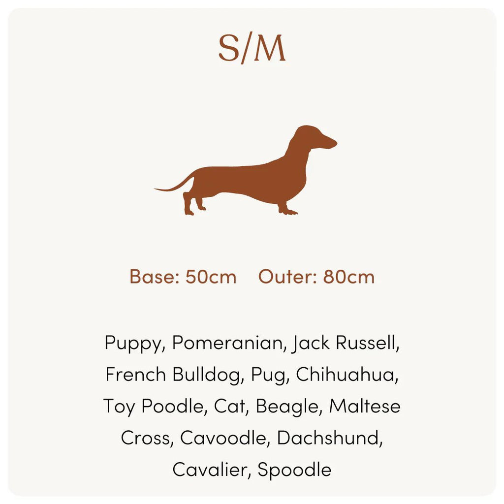 Luxury Boucle Dog Bed