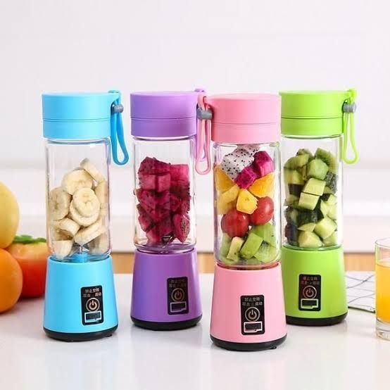 Portable USB Rechargeable Smoothie Blender Bottle