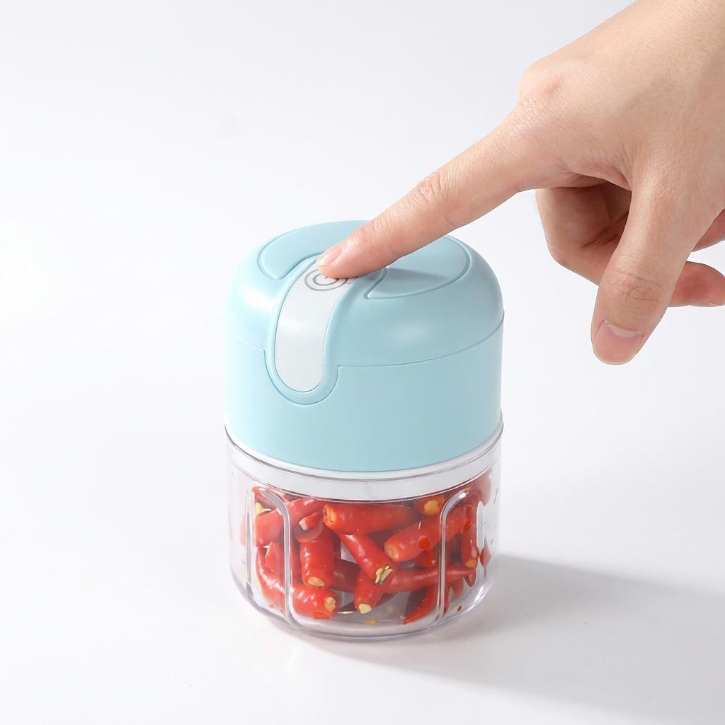 USB Rechargeable Mini Electric Garlic Chopper